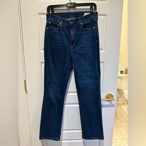 AYR Women's Straight Leg Jeans - Dark Blue